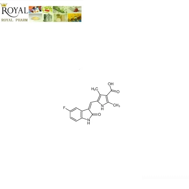 
5-((Z)-(5-Fluoro-2-oxoindolin-3-ylidene)methyl)-2,4-dimethyl-1H-pyrrole-3-carboxylic acid 356068-93-4 with best price 