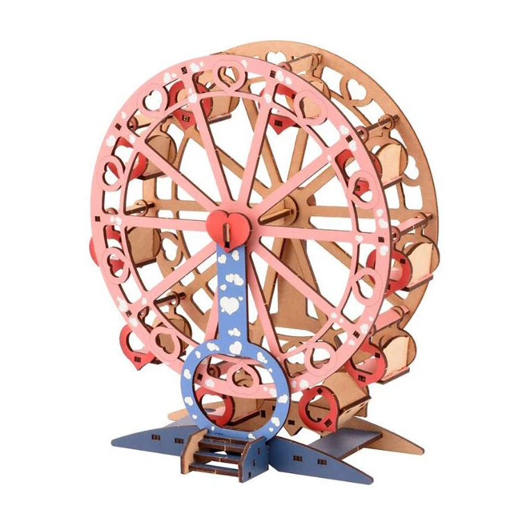 3D Wooden Puzzles Houses Kit Music Puzzles for Adults Teens Mechanical DIY Crafts for Kids Brain Teaser Puzzles Boys and Girls