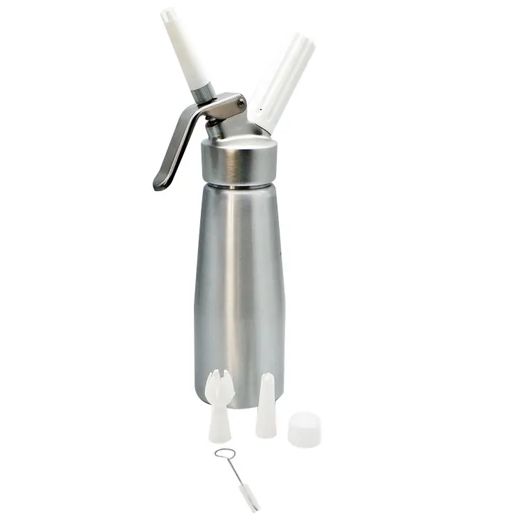 
High Quality Wholesale Custom Cheap whipped cream dispenser 1 pint with 3 nozzles 