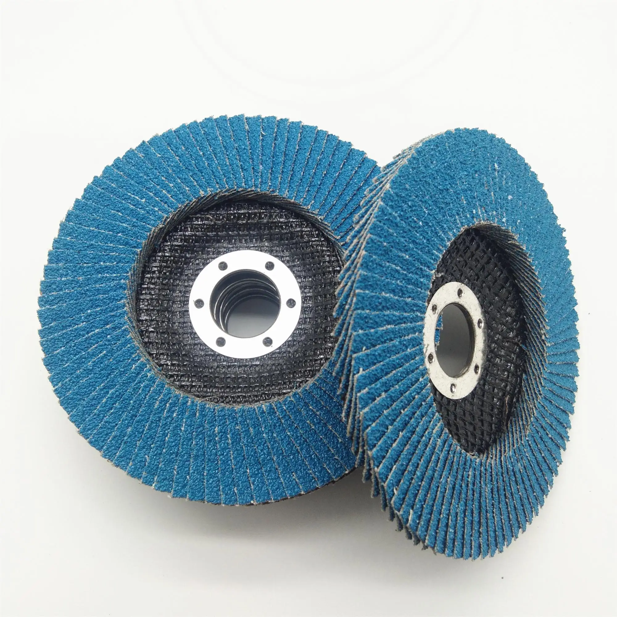 Blue Aluminum Oxide Fiberglass Backing Abrasive Flap Disc 40 Grit Sanding Grinding Metal