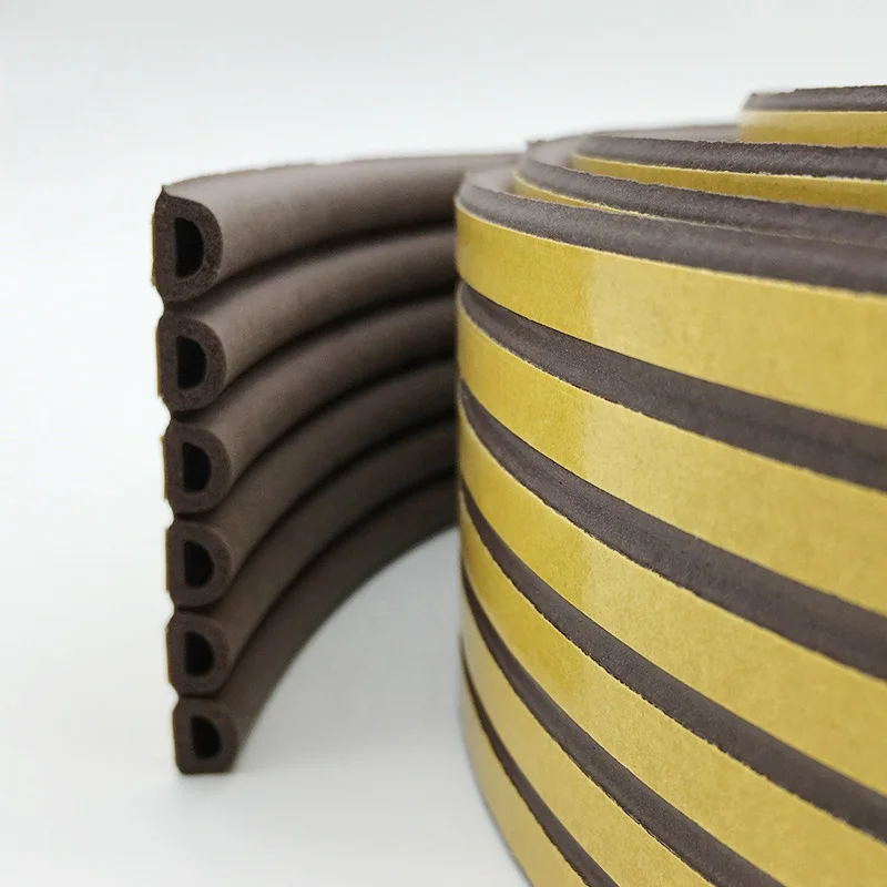 Doors and windows frame epdm foam weather strips dustproof windproof coldair proof seal strip