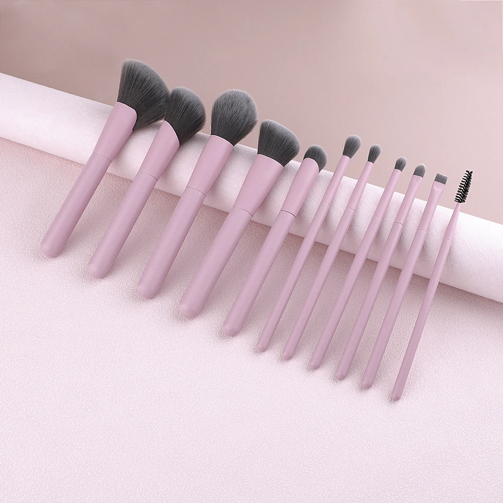 HMU Private Label Set Makeup Brushes. High Quality Wholesale Price Professional Pink Makeup Brush