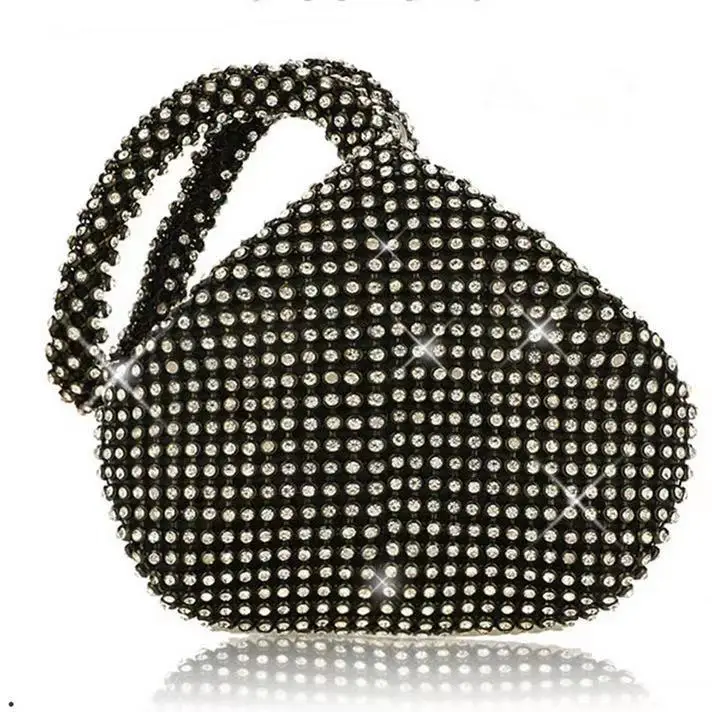 
Fashion Landmine Style Rhinestone Beaded Evening Bag Handmade Handbag For Women Lady Small Clutch Bag For Party 