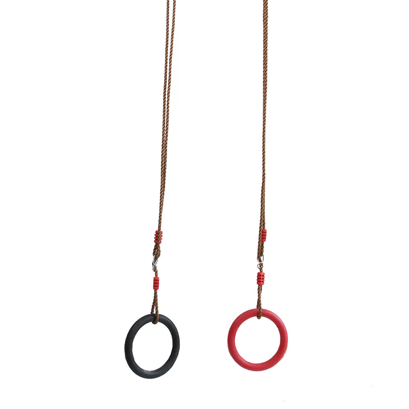 Custom Suspension Loop Ring Swing Ninja Warrior Line Obstacle Course For Kids Backyard Outdoor Playground Equipment