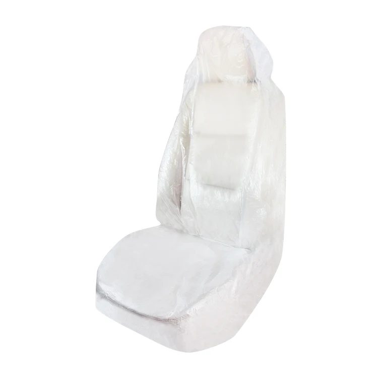 JZ Low price waterproof plastic car seat covers custom disposable clear transparent film car seats cover for car seat