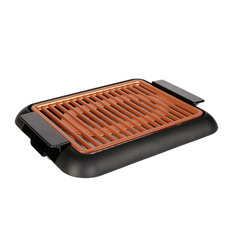 Popular Smokeless Self-control  aluminum detachable  non stick copper bbq grills for household