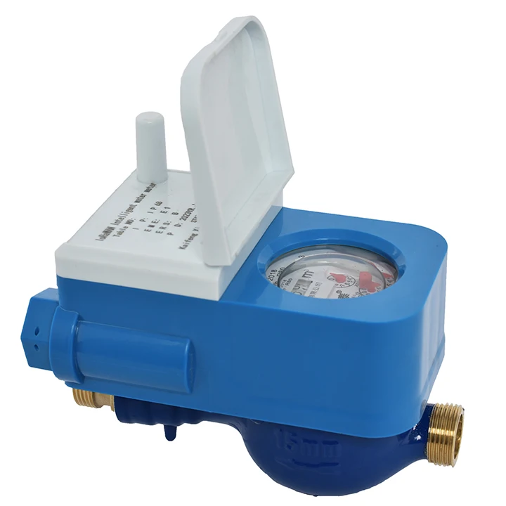 DN15 DN20 wireless valve control water meter lorawan remote reading smart water flow meters