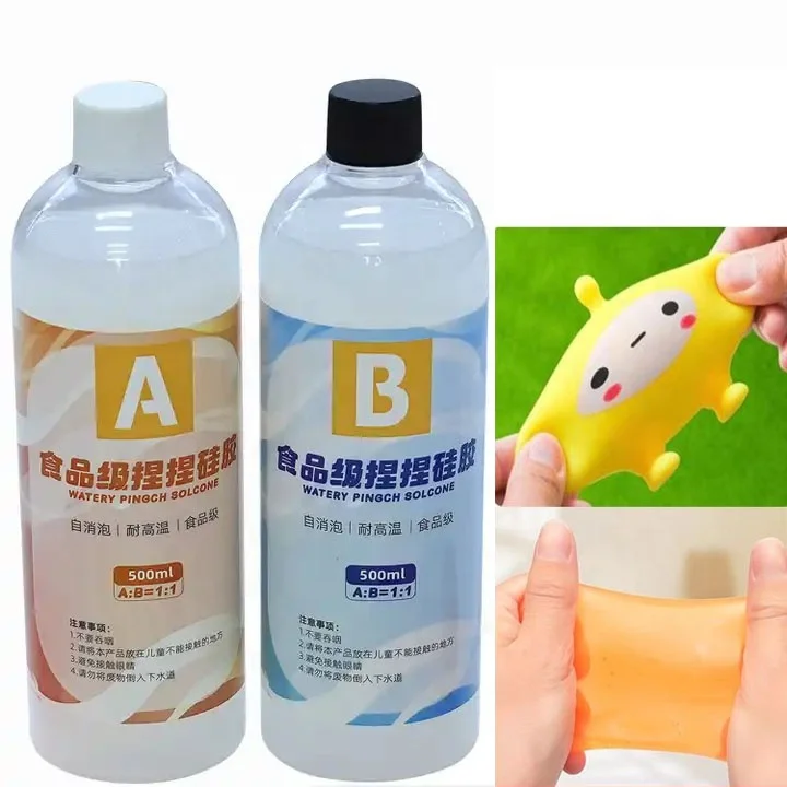 Art Relieve Stress Product liquid silicone Diy Hand Mold Cat Claw Decompression Toy Kneading Rubber