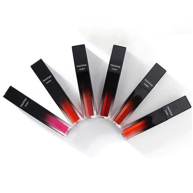 Hot sale matte shimmer makeup lipstick moist lip glaze velour liquid lipgloss base