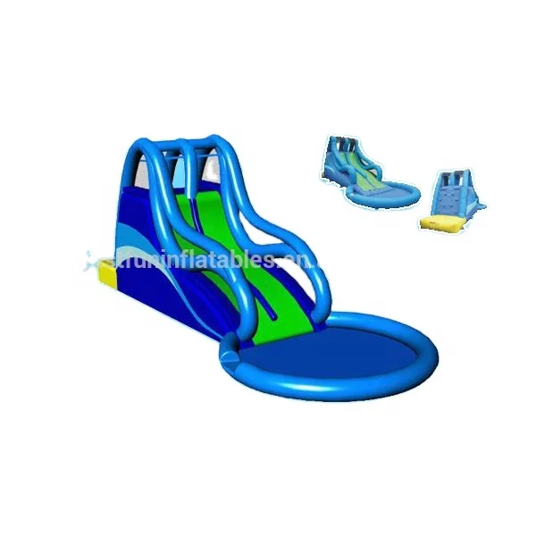 small cheap inflatable water park swimming pool slides for kids
