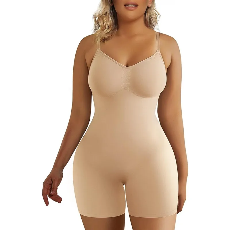 High Waist Shapewear Seamless One Piece Jumpsuit Butt Lift Slimming Body Shaper for Women