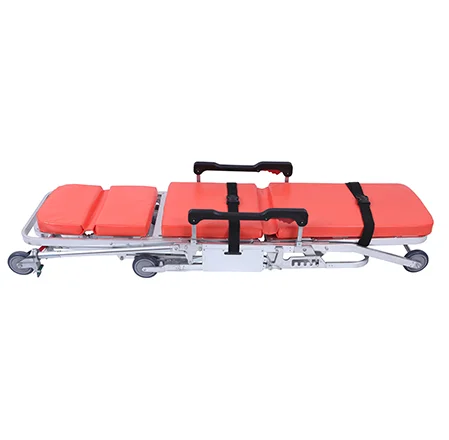 Manual Rescue Stretcher Cart Ambulance Stretcher Adjustable Hospital Patient Transport Ambulance Stretcher Trolley