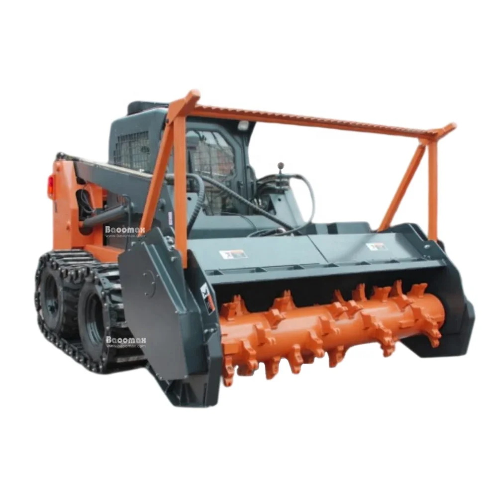 Hot sale manufacture supply skid steer attachments skid steer loader mulcher forestry mulcher