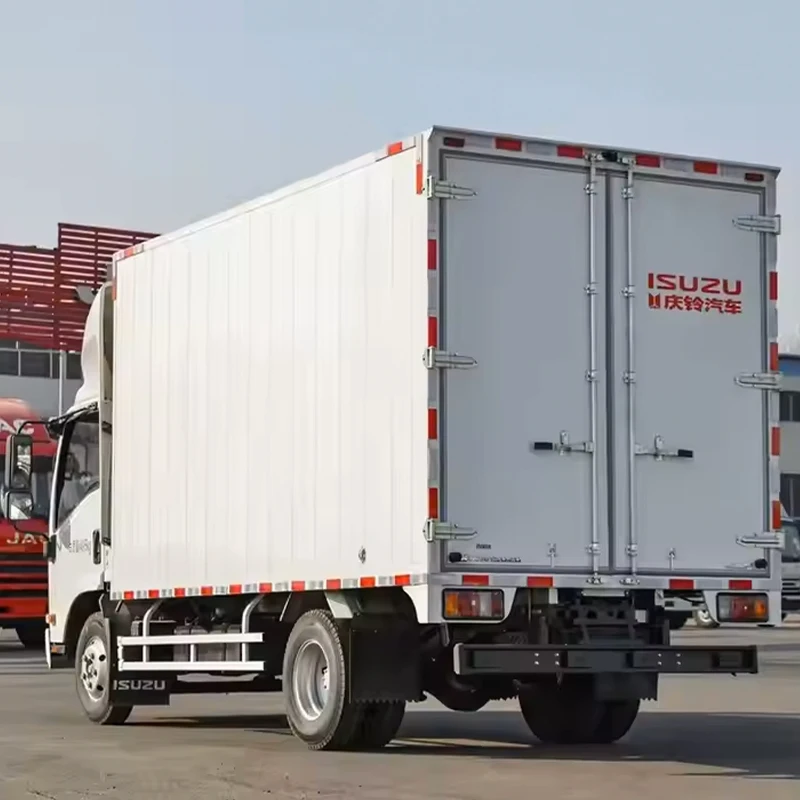Chinese Factory ISUZU ELF 4*2 M600 5-7T Mini Cargo Truck Cheap Mini Box Truck for sale
