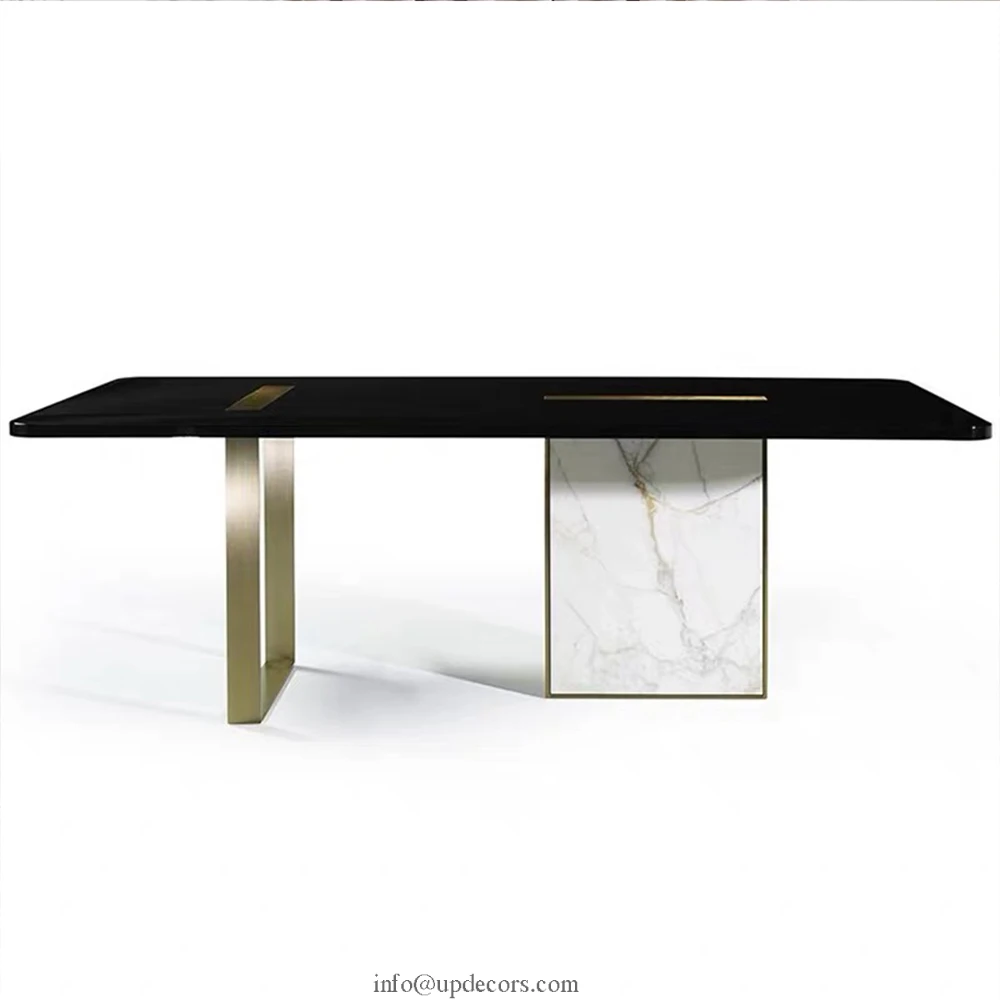 Modern luxury dinning table and chair dinning room chandelier dinning table set modern