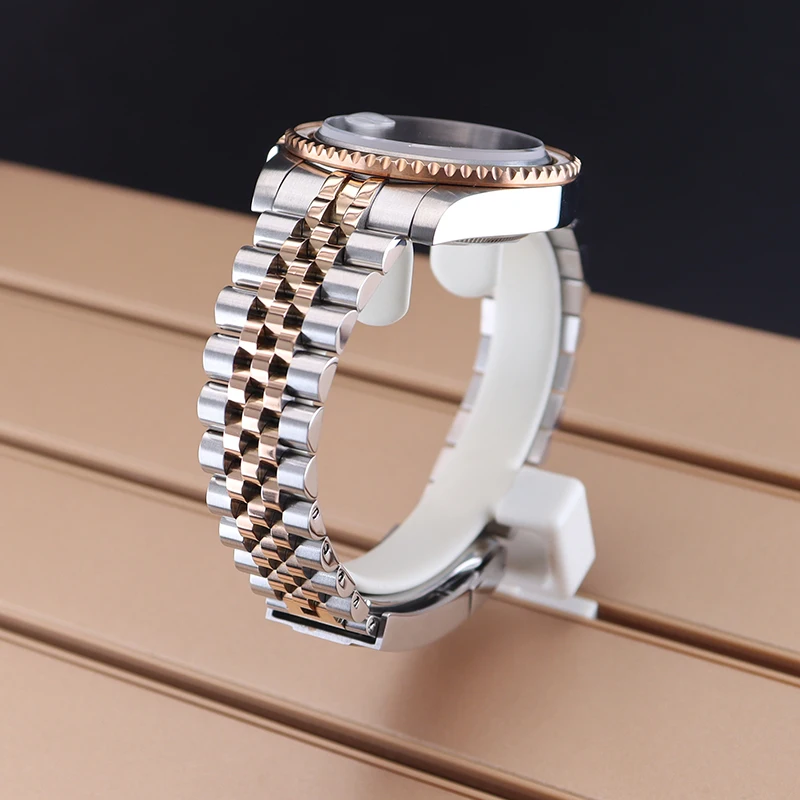 Waterproof Wrist Watch 20mm Jubilee Bracelet 28.5mm Dial Watch Case Fit NH34 NH35 NH36 ETA 2824 Movement