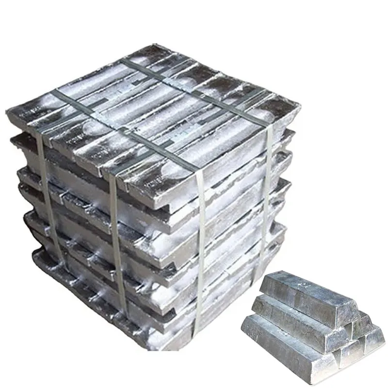 Hot Selling Aluminum Alloy Ingot ADC12 99.7 A7 A Grade Aluminum Ingots for for Building Transportation