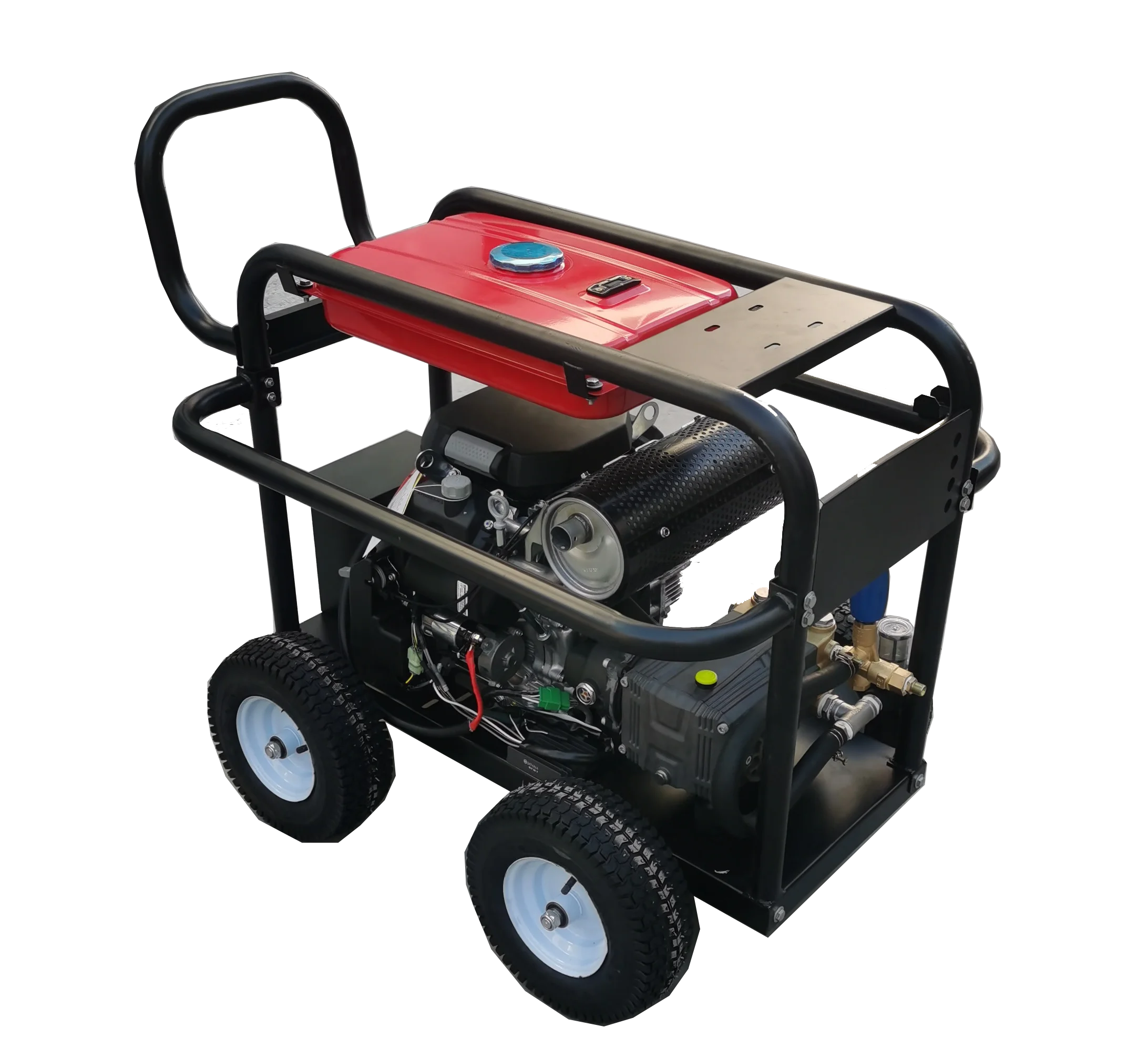 35HP Diesel or Gasoline 200bar 85LPM Industrial Pump Pipe Sewer High Pressure Washer Water Jetting Machine Drain Pipe Cleaner
