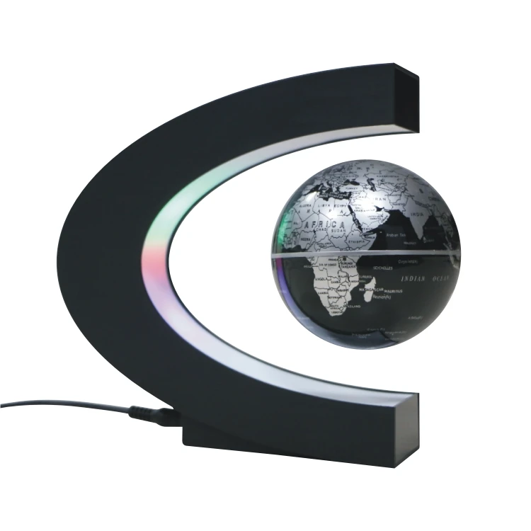 
Magnetic levitating floating globe with C shape 3 inch 110V 220V Home Decoration  (60782766883)