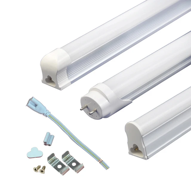 New T8 led glass tube 360 degree 18w red 36w 18watt 110v 24v 12v fluorescent linear light with motion sensor dmx rgb for grow