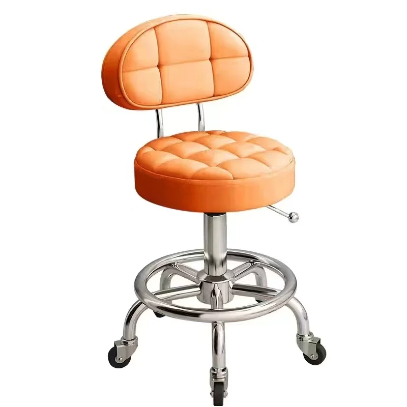 Commercial Premium Beauty Stool for Sale Beauty Barber Chair Round Stool Barbershop Hair Salon Chair Moved Nail Stool