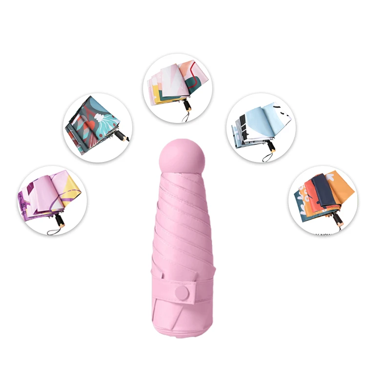 Wholesale Pocket Umbrella Outdoor Windproof Sunscreen Lightweight Mini Umbrella for Business