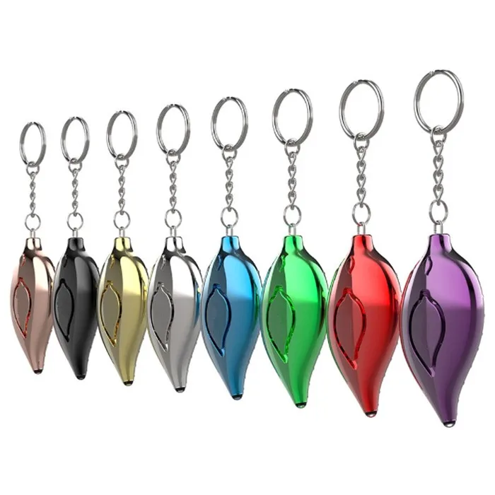 Best Seller Emergency Anti Wolf Attack Safety Alarm Device Mini SOS Personal Alarm Keychain with Led Light