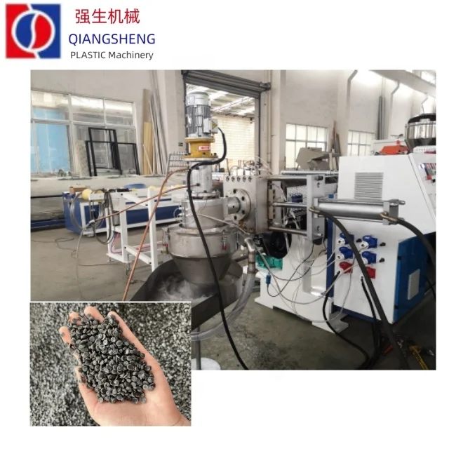 Waste Plastic PP PE ABS PC Flakes/Regrinds Pelletizing Granulation Recycling Machine