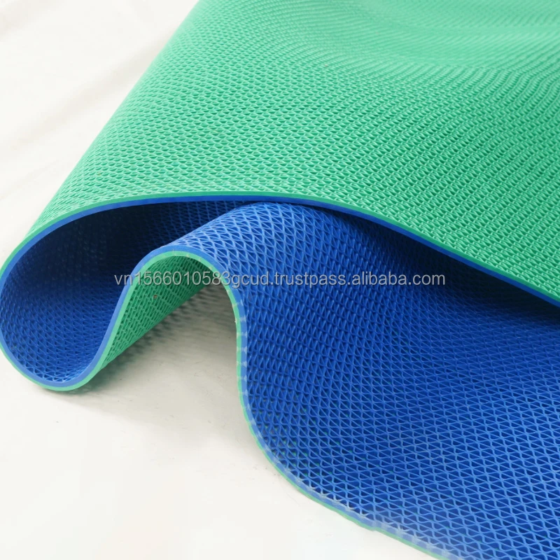 Outdoor Double Colour Anti-slip Floor Mat Waterproof Mat Swimming Pool PVC S Mat