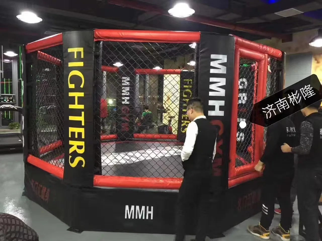 Manufacturer Octagon/hexagon For Boxing Hexagon Mma Cage Equipement Boxing Ring Octagon Fighting Cage For Sale