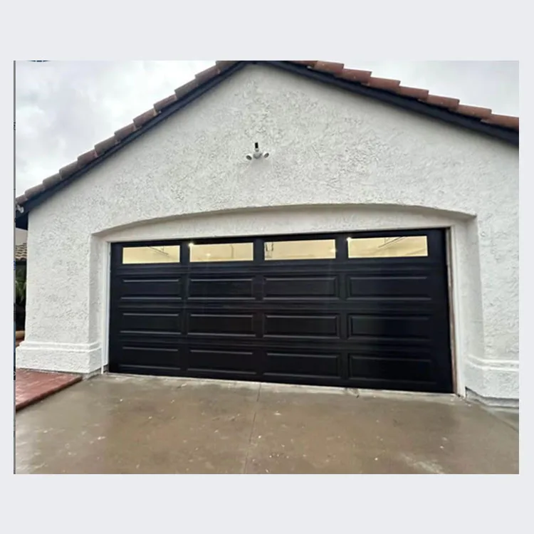 Exterior Residential Sectional Auto foam Garage Door for homes