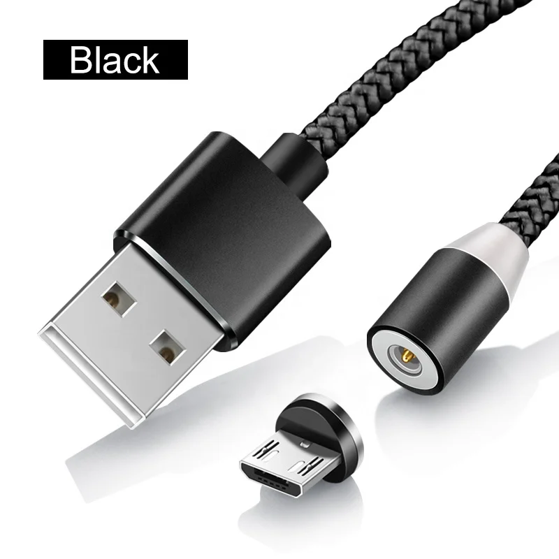 LED Micro USB 2,0 Магнитная Зарядка Supercalla нейлоновый плетеный кабель Type c кабель 2 м