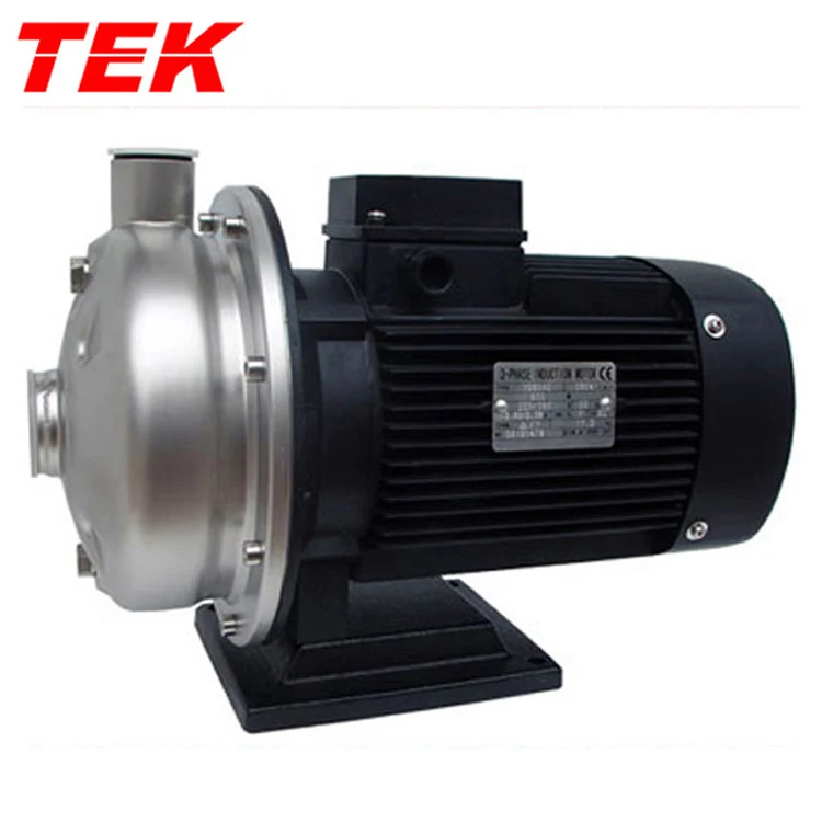 MS330/1.5 MS330-1.5 1.5kw 330L/min Copper Wire Motor Stainless Steel Body Horizontal Single-stage Centrifugal MS Pump OEM