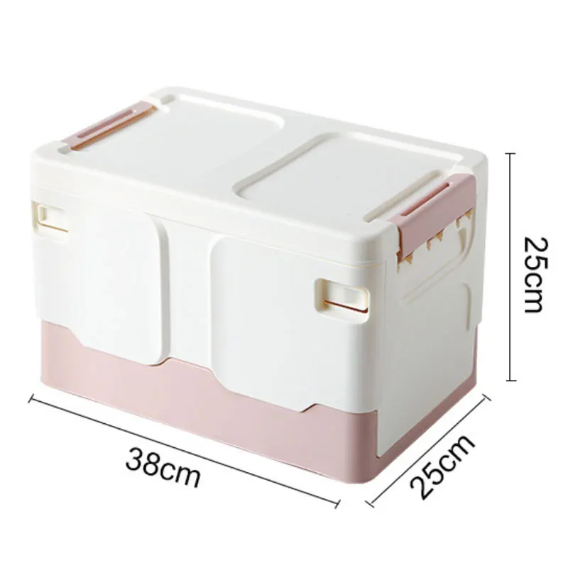 EVERSMILY 15 Inch Multifunction Camping Collapsible Plastic Bins Storage Box Storage Container Durable Folding Storage bins