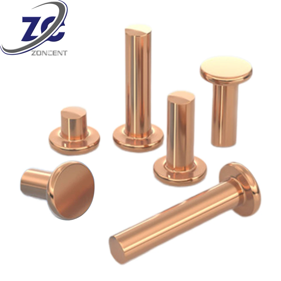 Non-standard solid rivet OEM Aluminum stainless steel flat thin head handle knock rivet kit Non standard fasteners