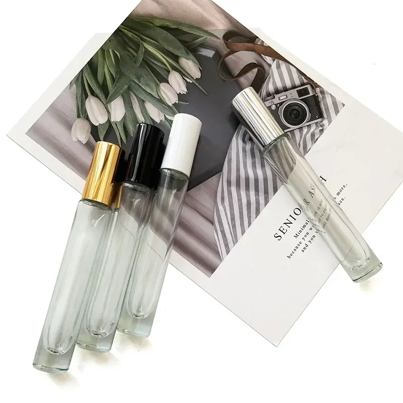 Roll On Travel Size High Quality Parfum Bottle Essence Oil 10ml Glass Roller ball Perfume Bottle