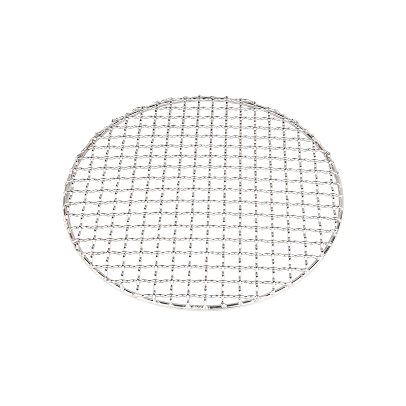 Pinniu 304 Stainless Steel Copper Round Grill Grates Wire Mesh for Barbecue Camping Restaurant Charcoal Electric Grill Stove