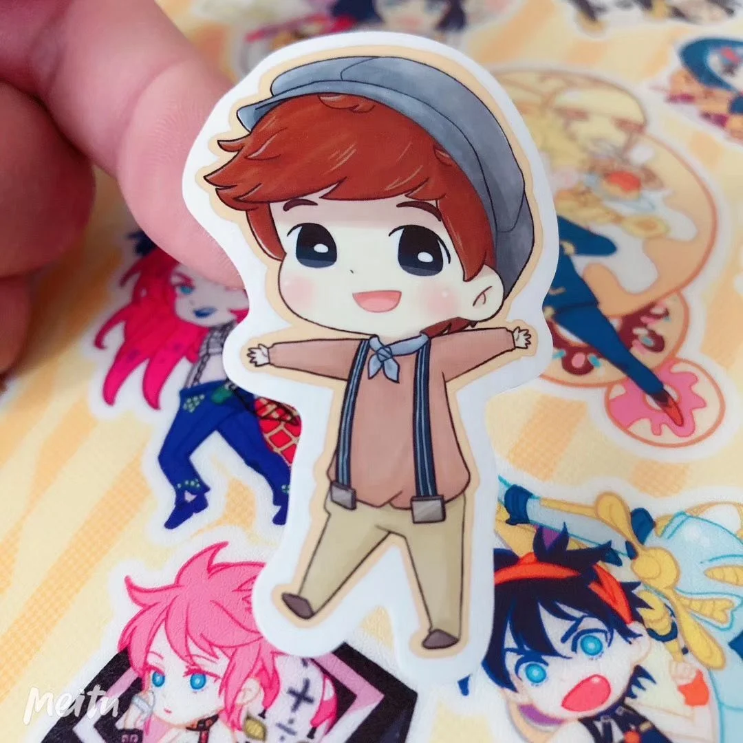 Creative DIY Decoration Cute Funny Cartoon Animal Decal Kawaii Sticker  for Kids