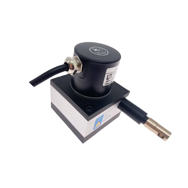 Analog 4 20mA output 1250mm range wire cable drawing string potentiometer linear position sensor