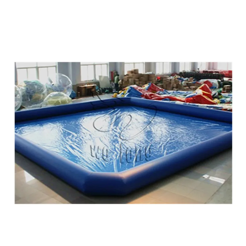 Красочные завышенные слайд надувной бассейн ПВХ материал бассейном для аквапарка