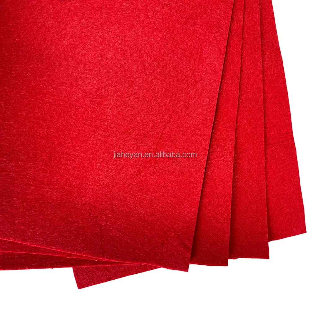 RPET Polyester Felt Fabric Lowest Price Felt Fabric Roll Thick Felt Industrial Felt Polyester Non Woven Felt Colorful Felt