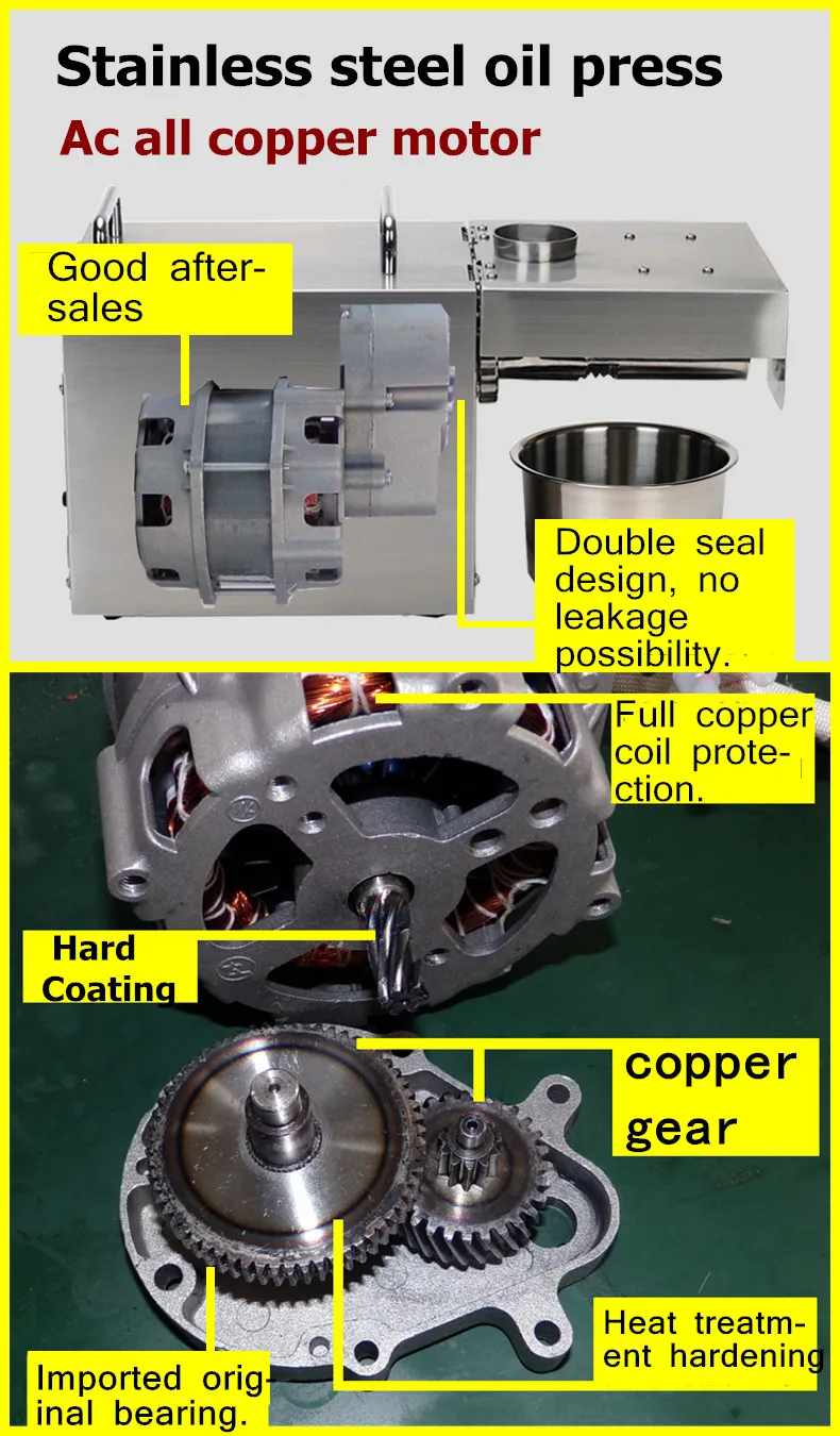 Home mini cold press oil extraction press machine for sale