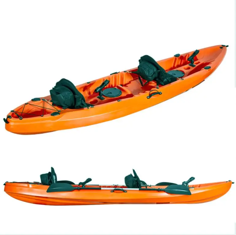 3D MAX Hot Sale Cheap Plastic No Inflatable pedla Kayak Family kayak seat Finishing Canoe With 3 Person Seat kayak