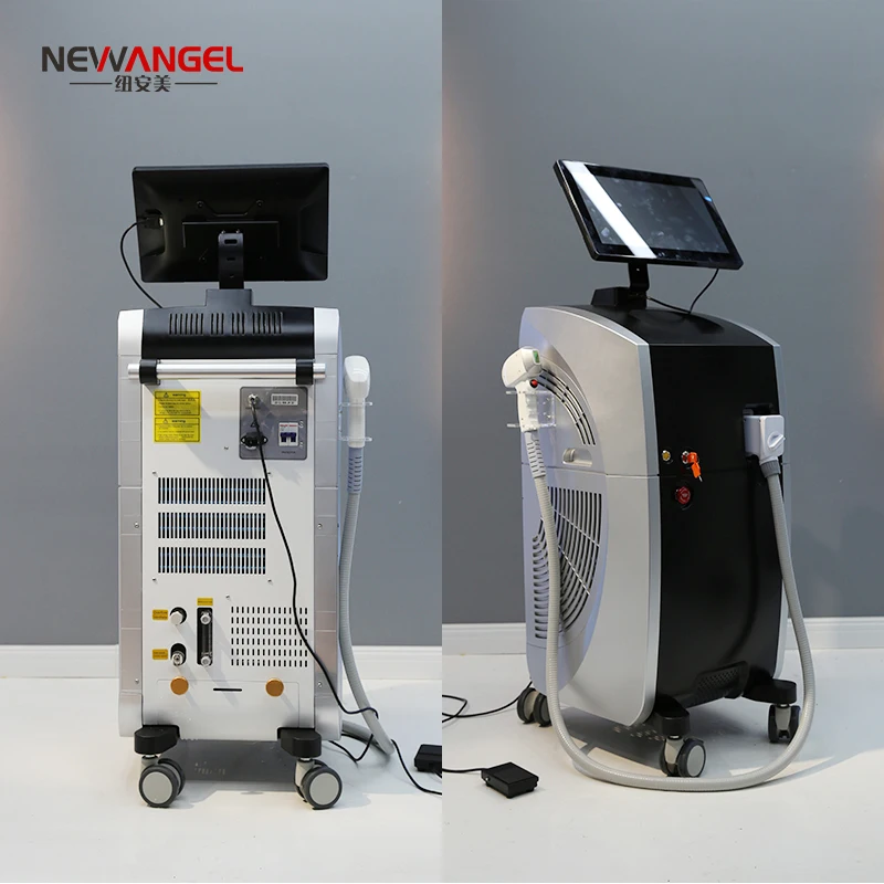 Professional skin rejuvenation 1064 755 808nm permanent hair remove 808nm diode laser hair removal machine