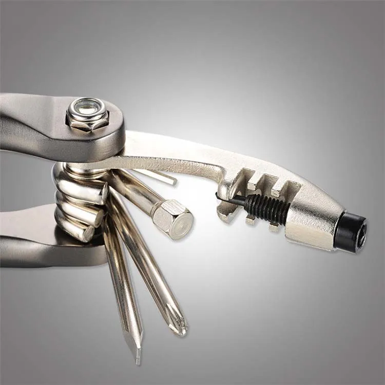 China New Trends 10 In 1 Steel Multitool Portable Wrench for Bicycle