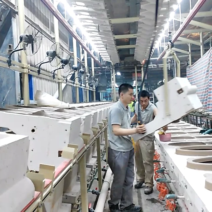Spagless Working Mold Technology Sanitaryware Ceramic Casting Slip Battery Producing Plants