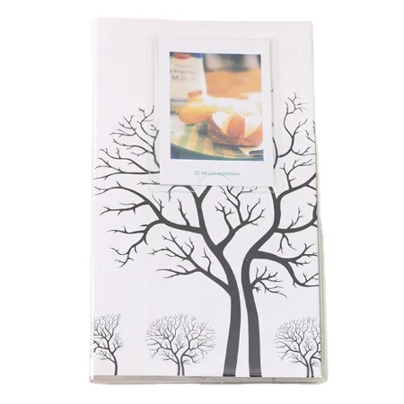 84 карманы 3 дюймов Мини Фотоальбом птицами и цветами портативный Вставить фотоальбом для