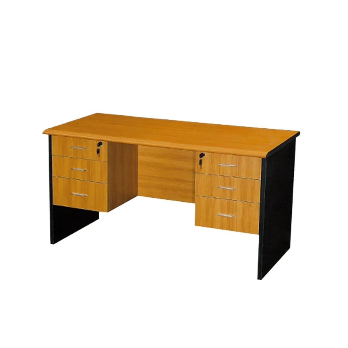 Home office furniture mdf l shape executive computer desk large desktop office computer table with drawers