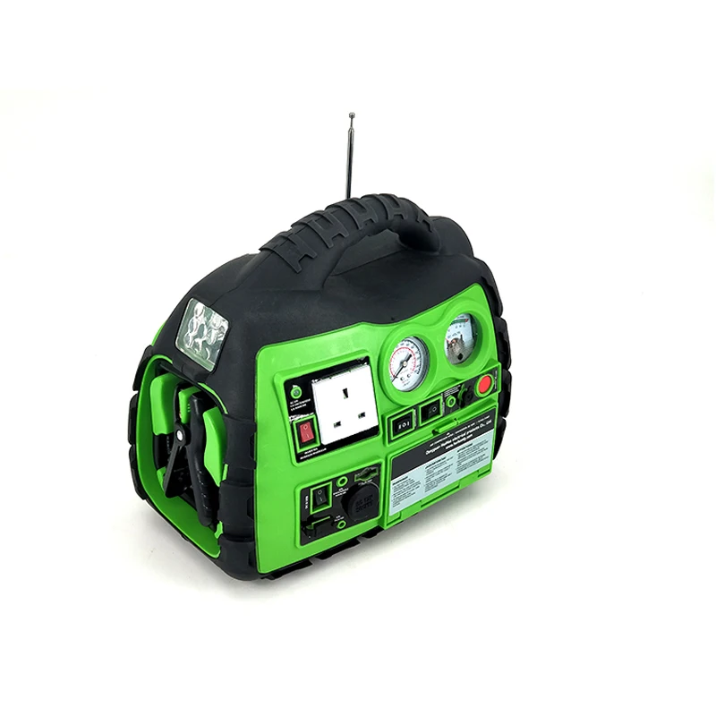 
Wholesale Multi Function Wireless Speaker Radio Receiver Car Battery Jumper Multifunctional Jump Starter Portable 