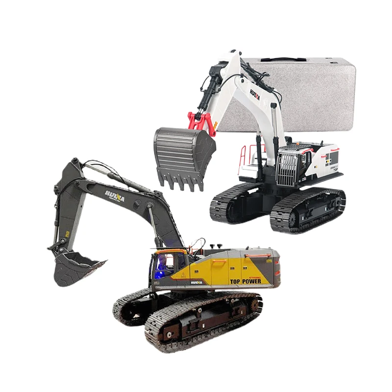 Металлический Радиоуправляемый экскаватор Huina 1594 1:14 масштаб 22 канала имитация сплава с дистанционным управлением Электрические игрушечные грузовики